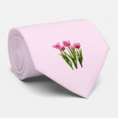 Roze onderbuisjes stropdas (Opgerold)