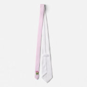 Roze onderbuisjes stropdas (Achterkant)