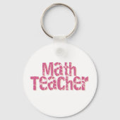 Roze onderdrukker Wiskunde Sleutelhanger (Voorkant)