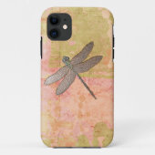 Roze onderdrukkingen Dragonfly Case-Mate iPhone Case (Achterkant)