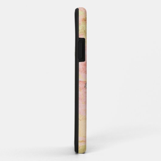 Roze onderdrukkingen Dragonfly Case-Mate iPhone Case (Achterkant/rechts)