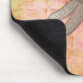 Roze onderdrukkingen Dragonfly Muismat (Hoek)