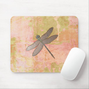 Roze onderdrukkingen Dragonfly Muismat