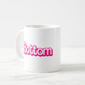 Roze onderkant koffiemok (Voorkant links)