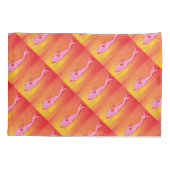 roze onderzeese mermaïdapatroon kussensloop (Achterkant)