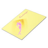 roze onderzeese zeemeermin notitieblok (Schuin)