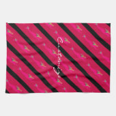 roze onderzeese zeemeermin theedoek (Horizontaal)