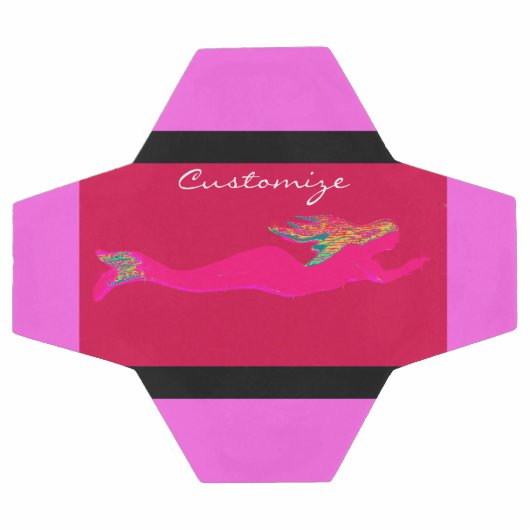 roze onderzeese zeemeermin voetbal (Enkel)