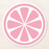 Roze Onderzetter op basis van compacte graaf (Voorkant)