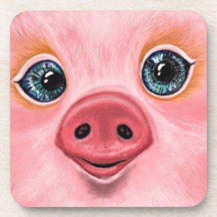 Roze Onderzetter Smile