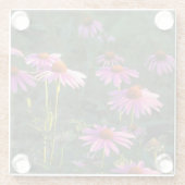 Roze onderzetter van Daisies (Achterkant)