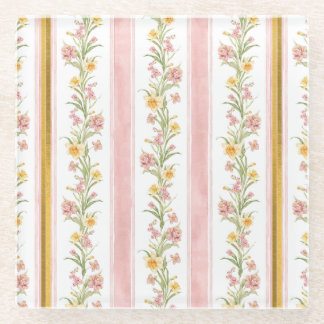 Roze Onderzetter van glas Glazen Onderzetter