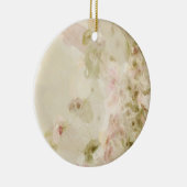 Roze onderzetters keramisch ornament (Rechts)