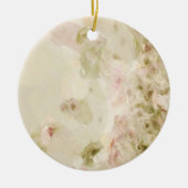 Roze onderzetters keramisch ornament (Voorkant)