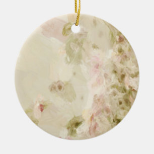 Roze onderzetters keramisch ornament