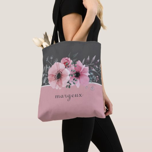 Roze onderzetters tote bag (Dichtbij)