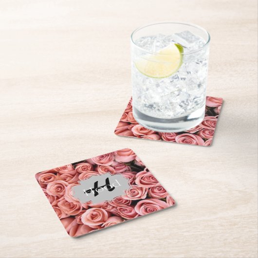 Roze Onderzetters van Floral (Insitu)