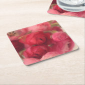 Roze Onderzetters van Floral (Schuin)