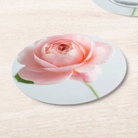 Roze Onderzetters van rozenpapier (Gebogen)