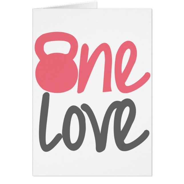 Roze "One Love" (Voorkant)