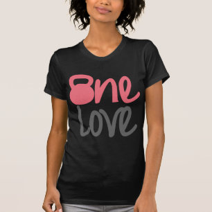 Roze "One Love" T-shirt
