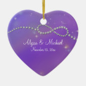 Roze oneindige symbolen Infinite liefhebberij Keramisch Ornament (Voorkant)