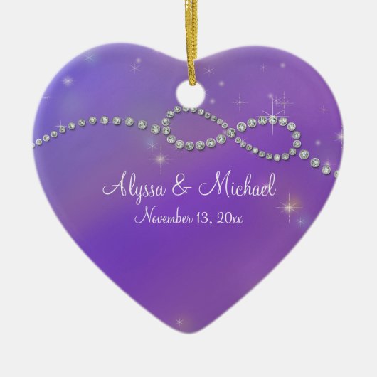 Roze oneindige symbolen Infinite liefhebberij Keramisch Ornament (Voorkant)