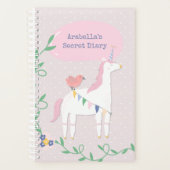  roze onicorn Girl's geheime agenda (Voorkant)