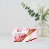 Roze online parfum Winkelen Visitekaartje (Staand voorkant)