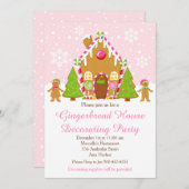 Roze ontbijt voor ontbijt kaart (Voorkant / Achterkant)