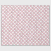 Roze ontbijtkoek kerstinpakpapier cadeaupapier (Vlak)