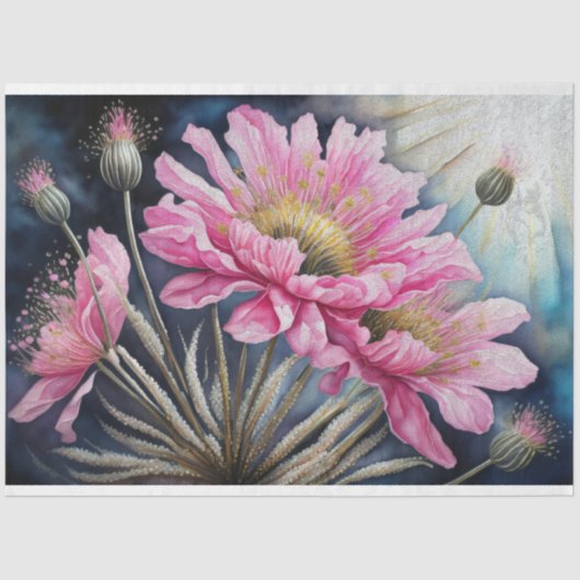  roze ontkoppeling tissuepapier (Voorkant)