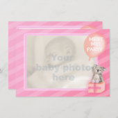 Roze ontmoet me een nieuwe uitnodiging voor een me (Voorkant / Achterkant)