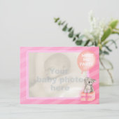 Roze ontmoet me een nieuwe uitnodiging voor een me (Staand voorkant)