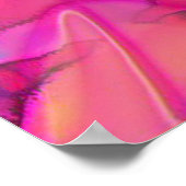 Roze ontsnappingsprint poster (Hoek)