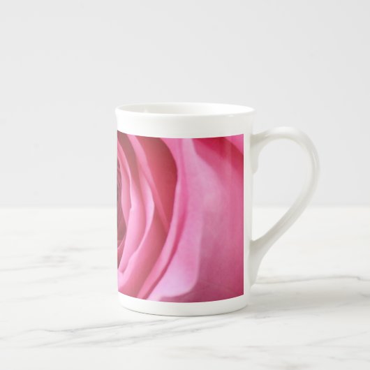 Roze ontwerp 2 porselein kop (Rechts)