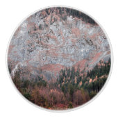 Roze onvaag keramische knop (Voorkant)