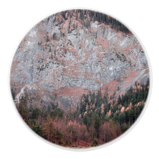 Roze onvaag keramische knop (Voorkant)