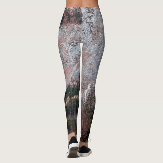 Roze onvaag leggings (Achterkant)