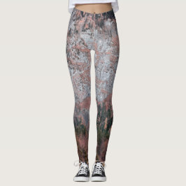 Roze onvaag leggings
