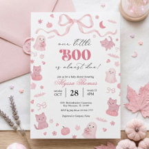 Roze Onze Kleine Boo Komt Er bijna Baby Borrel