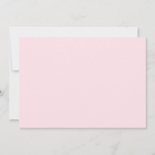 Roze onze kleine pompoen 1e verjaardag foto kaart (Achterkant)