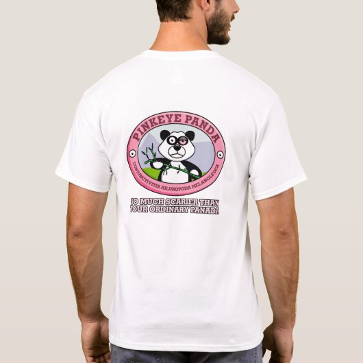 Roze oog Panda Shirt 2 (Achterkant)
