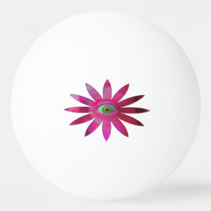 Roze oogaanjager pingpongbal
