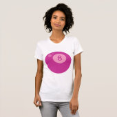 Roze oogbal t-shirt (Voorkant volledig)