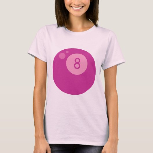 Roze oogbal t-shirt (Voorkant)