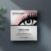 Roze oogschaduw Makeup Eyelash Brows professional Visitekaartje