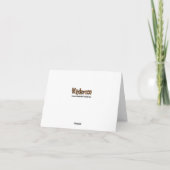 Roze Oogtijger Kaart (Achterkant)