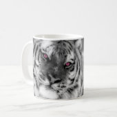 Roze Oogtijger Koffiemok (Voorkant links)