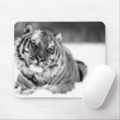 Roze Oogtijger Muismat (Met muis)